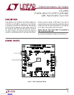 Предварительный просмотр 1 страницы Linear Technology DC1836A Demo Manual