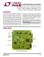 Предварительный просмотр 2 страницы Linear Technology DC1925A Series Demo Manual