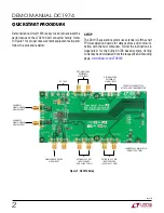 Preview for 2 page of Linear Technology DC1974 Series Demo Manual