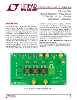 Preview for 1 page of Linear Technology DC2007A-B Demo Manual