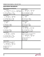 Предварительный просмотр 4 страницы Linear Technology DC2073A Series Demo Manual