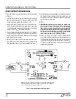 Предварительный просмотр 2 страницы Linear Technology DC2105A-A Demo Manual