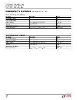 Предварительный просмотр 2 страницы Linear Technology DC2111A-A/B Demo Manual