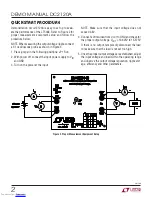 Предварительный просмотр 2 страницы Linear Technology DC2120A Manual