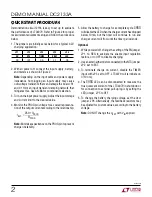 Preview for 2 page of Linear Technology DC2133A Demo Manual