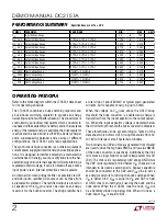 Preview for 2 page of Linear Technology DC2151A Demo Manual