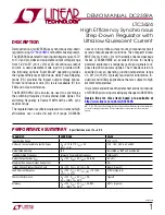 Preview for 1 page of Linear Technology DC2359A Demo Manual