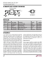 Предварительный просмотр 2 страницы Linear Technology DC239 Demo Manual