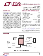 Preview for 1 page of Linear Technology DC2391A Manual