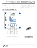 Предварительный просмотр 2 страницы Linear Technology DEMONSTRATION CIRCUIT 518 Quick Start Manual