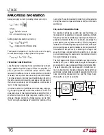 Предварительный просмотр 16 страницы Linear Technology LT1425 Manual