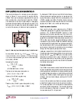 Preview for 21 page of Linear Technology LT3081 Datasheet