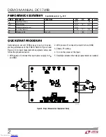 Preview for 2 page of Linear Technology LT8610 Demo Manual