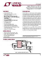 Linear Technology LTC1624 Manual preview