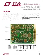 Предварительный просмотр 1 страницы Linear Technology LTC2391-16 Demo Manual