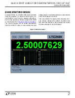 Предварительный просмотр 2 страницы Linear Technology LTC2450 Quick Start Manual