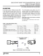 Предварительный просмотр 1 страницы Linear Technology LTC3526 Quick Start Manual