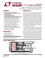 Preview for 1 page of Linear Technology LTC3729 Manual