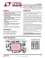 Linear Technology LTC4000 Datasheet preview