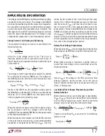 Preview for 17 page of Linear Technology LTC4000 Datasheet