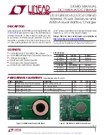 Linear Technology LTC4120EUD Demo Manual предпросмотр