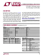 Linear Technology LTC4231 Demo Manual preview