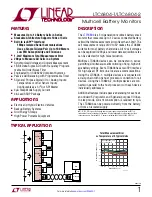 Preview for 1 page of Linear Technology LTC6804-1 Manual