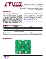 Preview for 1 page of Linear Technology LTM4616 Demo Manual