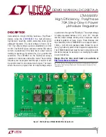 Linear Technology LTM4630EV Demo Manual preview