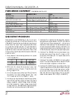 Preview for 2 page of Linear Technology LTM4630EV Demo Manual