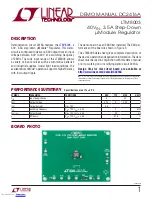 Preview for 1 page of Linear Technology LTM8003 Demo Manual