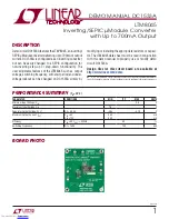 Предварительный просмотр 1 страницы Linear Technology LTM8045 Demo Manual