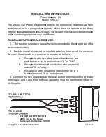 Preview for 1 page of Linear 1092-07 Installation Instructions