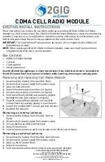 Предварительный просмотр 2 страницы Linear 2GIG CDMA Install Instructions