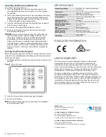 Preview for 2 page of Linear 2GIG-PAD3-433 Install Instructions