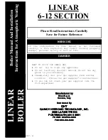 Preview for 1 page of Linear 6-12 SECTION User Manual