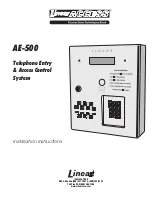 Preview for 1 page of Linear AE-500 Installation Instructions Manual