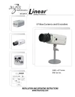 Preview for 1 page of Linear Aigis Mechtronics CAM IP Series Installation And Operating Instructions