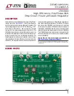 Linear ANALOG DEVICES DC2448A-A Demo Manual предпросмотр