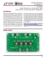 Linear ANALOG DEVICES DC2448A-C Demo Manual предпросмотр