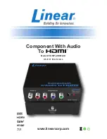 Preview for 1 page of Linear COMP-2-HDMI-AD User Manual