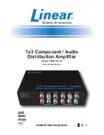 Preview for 1 page of Linear COMP-DA-1X3 User Manual