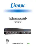 Linear COMP-DA-1X8 User Manual preview