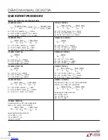 Предварительный просмотр 4 страницы Linear DC2073A Demo Manual