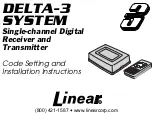 Предварительный просмотр 1 страницы Linear Delta 3 User Manual