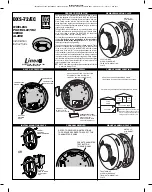 Linear DXS-72/EC Installation Instructions предпросмотр