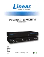 Linear HDMI-SW-2X2M User Manual preview