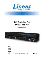 Linear HDMI-SW-4X1 User Manual preview