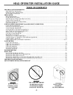 Preview for 2 page of Linear HSLG Installation Manual