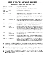 Preview for 10 page of Linear HSLG Installation Manual